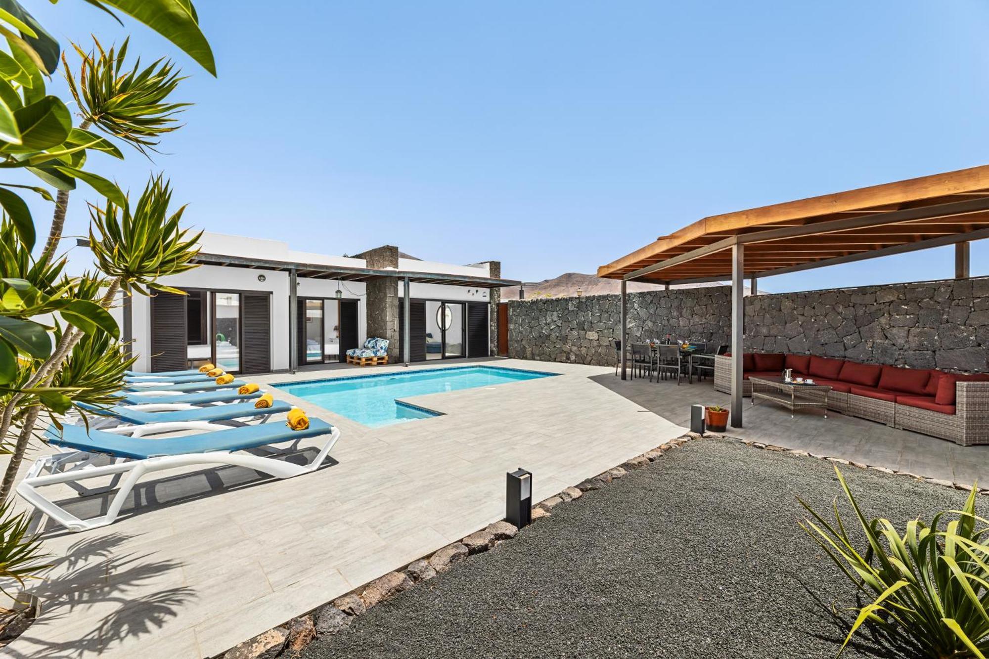 3 Bedroom Villa With Private Pool Close To Papagayo Beach Плайя-Бланка Екстер'єр фото